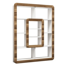 Hanah Home Orkide - Blanco, Nogal